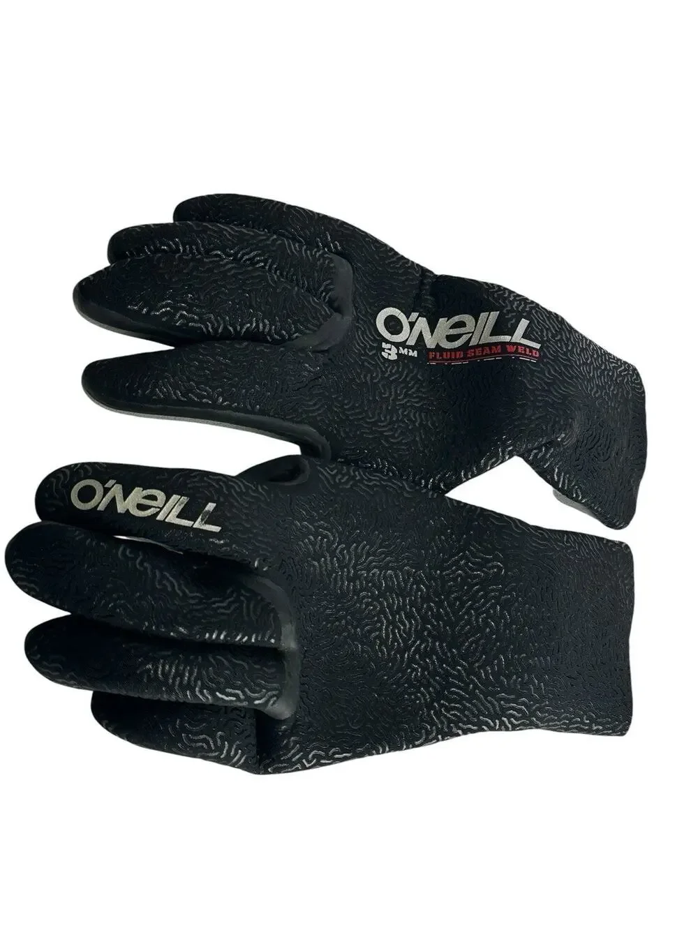 O’Neill 3mm Fluid Seam Weld Neoprene Surf Diving Gloves Men’s Size S Black